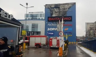 Пожар в търговски център в столицата
